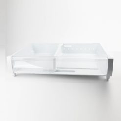 WR32X36734 GEH WHITE FREEZER UPPER BASKET W/ DIVIDER