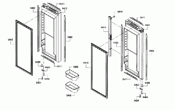 Bosch OEM 00798558 Seal-Door Appliance Part 1 Bosch OEM 00798558 Seal-Door Appliance Part