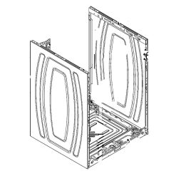 W11166595 Whirlpool Cabinet Assembly