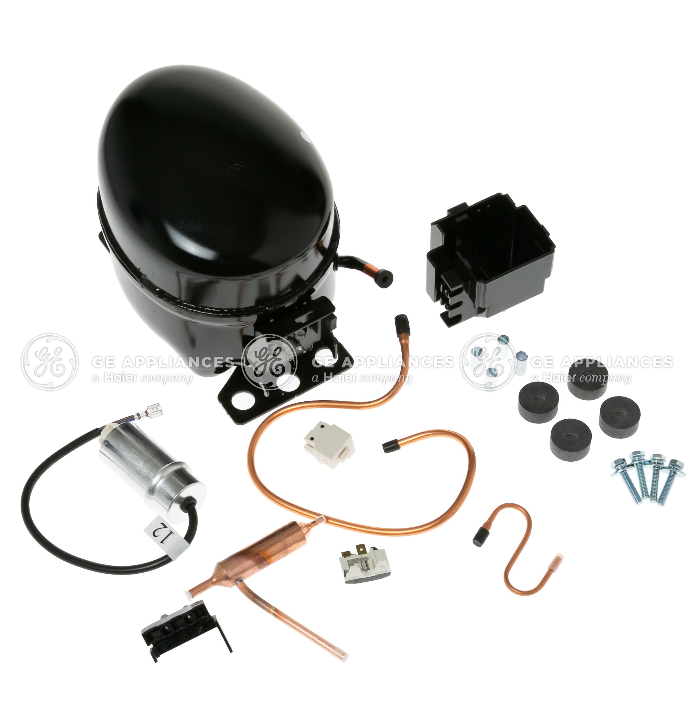 WR87X25648 Ge Refrigerator Single SPD Compressor Kit 2 WR87X25648 Ge Refrigerator Single SPD Compressor Kit - Image 2