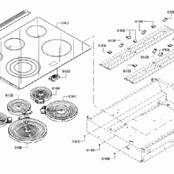 Bosch OEM 00771674 GLASS CERAMIC HOB TOP Appliance Part