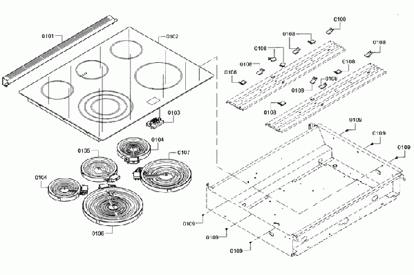 Bosch OEM 00771674 GLASS CERAMIC HOB TOP Appliance Part 1 Bosch OEM 00771674 GLASS CERAMIC HOB TOP Appliance Part