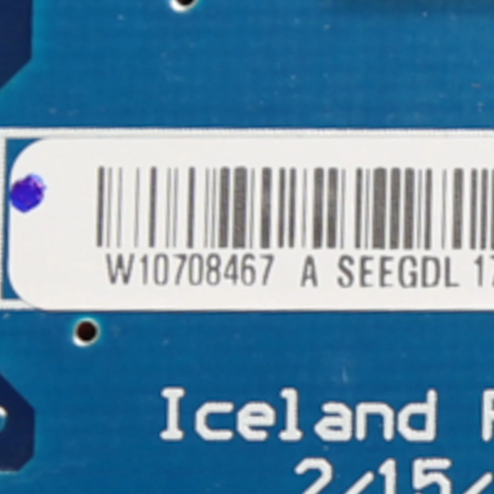 1 of W10882877 CNTRL-ELEC 3 1 of W10882877 CNTRL-ELEC - Image 3